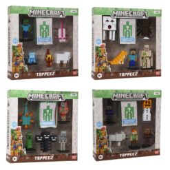 Minecraft 3D Figur 6 pack Lyxförpackning