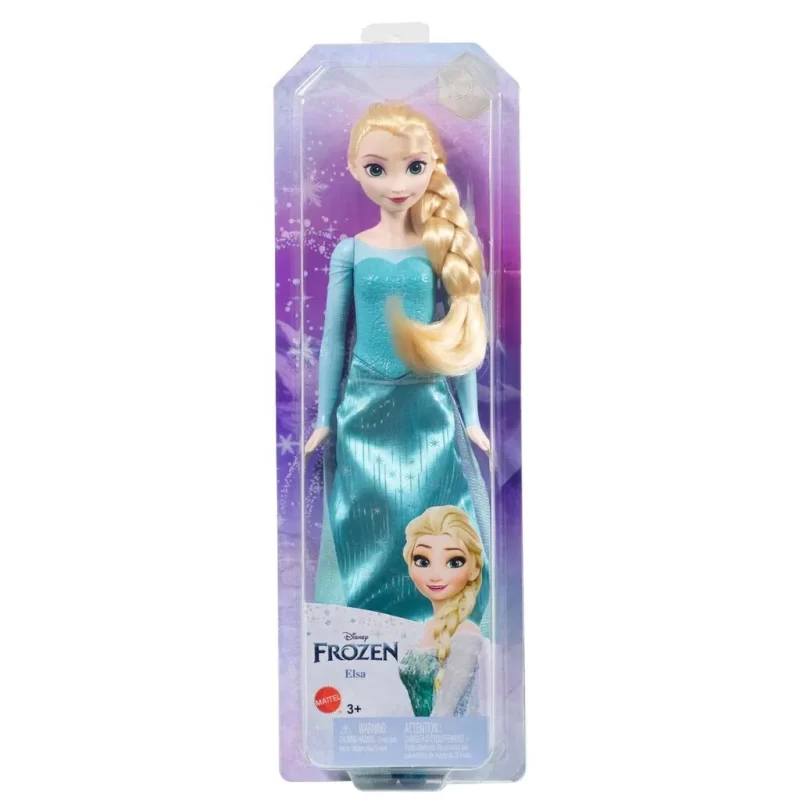 Disney Frozen Core Elsa Frozen 1 – ställbar Elsa-docka i sin ikoniska outfit från Frost. Inkluderar cape, kjol och skor. Perfekt för barn från 3 år.